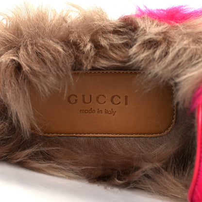 Gucci Merino Wool Womens Princetown Slippers 41 Raspberry Lipstick Natural 8 of 9
