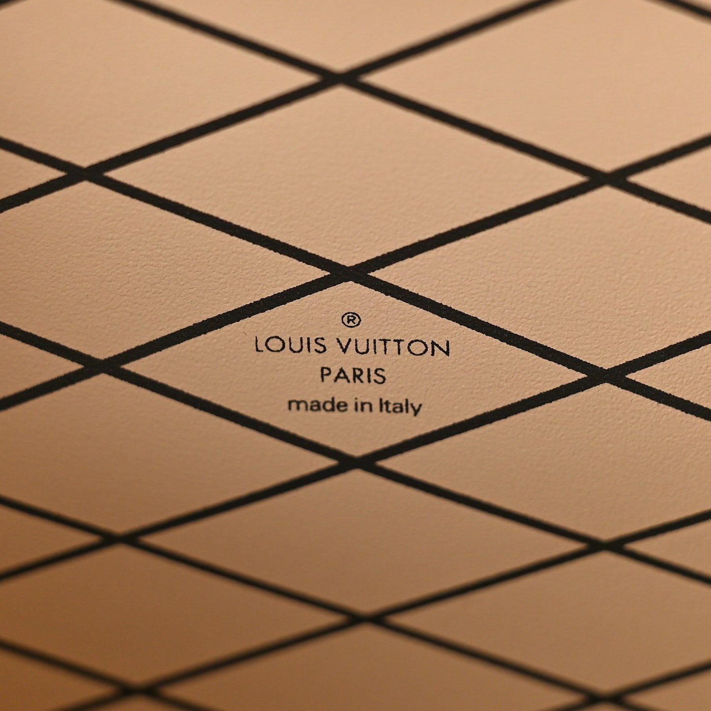 Calfskin Nautical Monogram Petite Malle Navy Blue