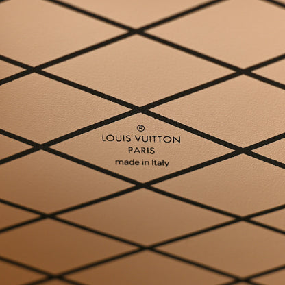 Louis Vuitton Calfskin Nautical Monogram Petite Malle Navy Blue 6 of 8