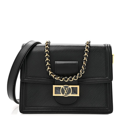 Louis Vuitton Epi Dauphine MM Black 1 of 11