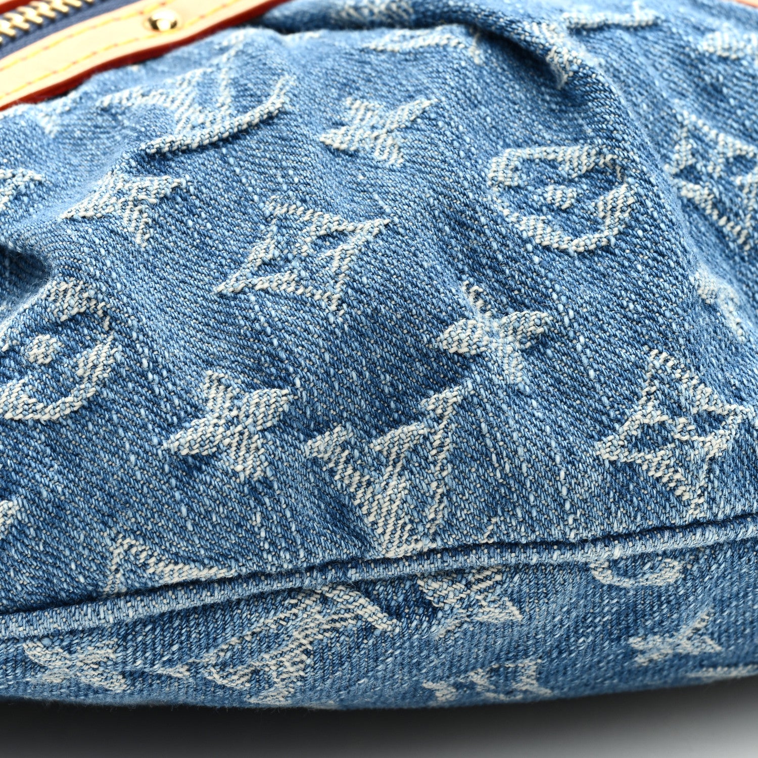 Louis Vuitton Monogram Denim High Rise Bumbag Blue 8 of 9