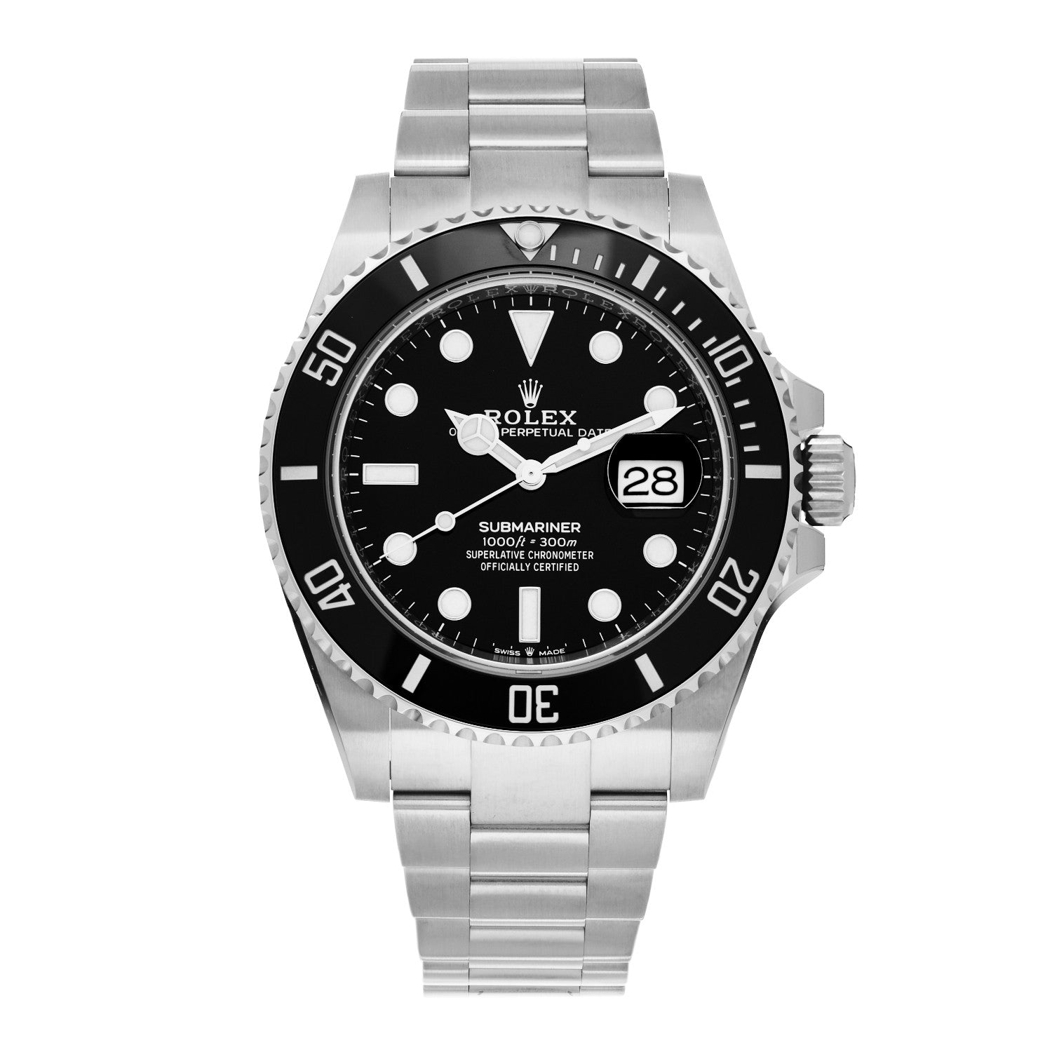 Rolex Stainless Steel 41mm Oyster Perpetual Submariner Date Watch Black 126610LN 1 of 5