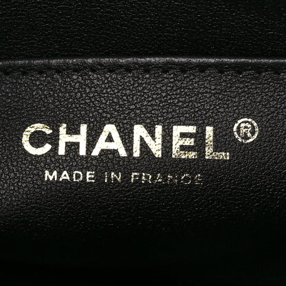 Chanel Lambskin Quilted Mini Top Handle Rectangular Flap Black 6 of 12
