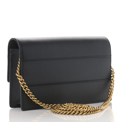 Gucci Calfskin Queen Margaret Chain Wallet Black 3 of 15