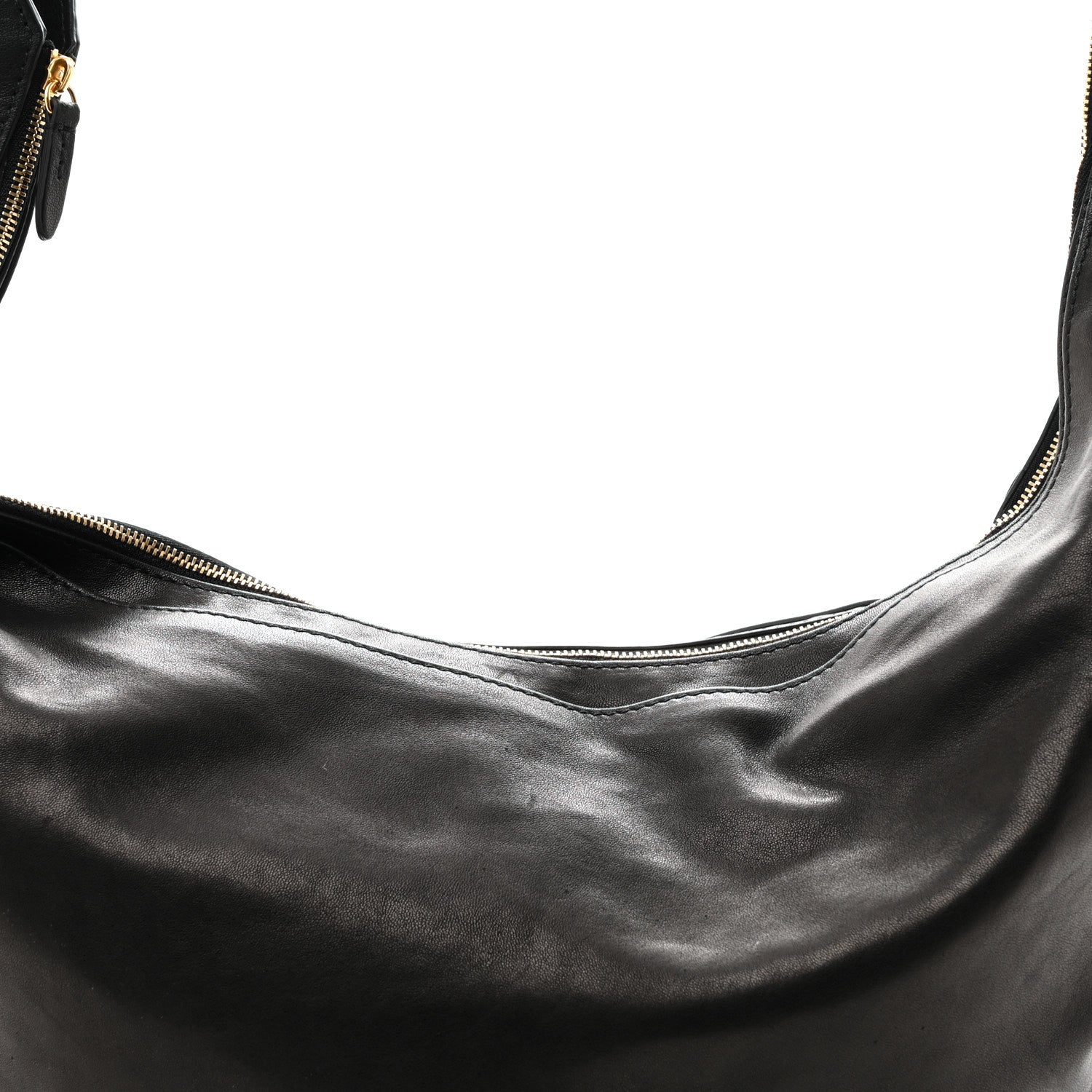 Khaite Lambskin Augustina Hobo Black 6 of 8