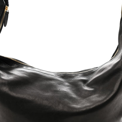 Khaite Lambskin Augustina Hobo Black 6 of 8