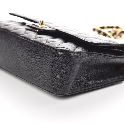 Chanel Caviar Quilted Medium Double Flap Black 6 of 17