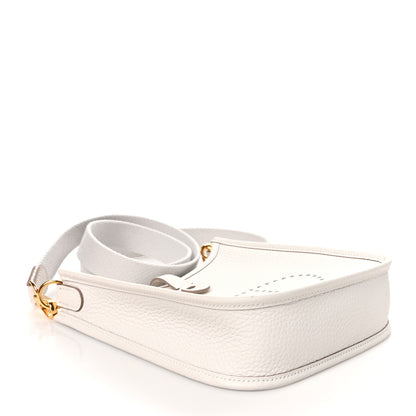 Hermes Taurillon Clemence Amazone Evelyne TPM Gris Pale 4 of 11