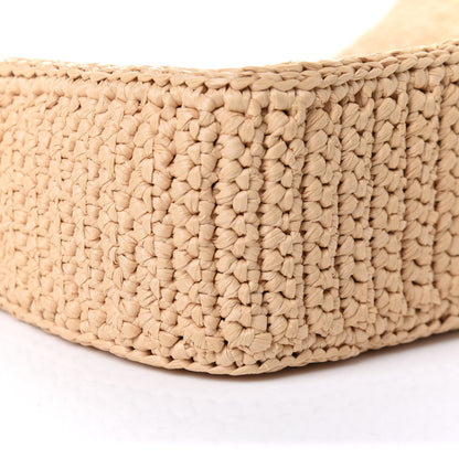 Prada Yarn Raffia Effect Crochet Re-Edition 2005 Shoulder Bag Naturale 11 of 13