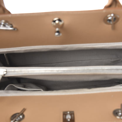 Chanel Aged Calfskin Quilted Be CC Tote Beige 4 of 9