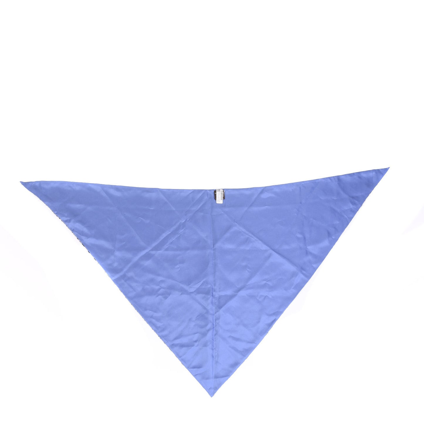 Silk Faune Giant Pointe Triangle Scarf Beige Brun Lavande