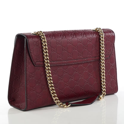 Gucci Soft Guccissima Medium Emily Chain Shoulder Bag Classic Ruby 3 of 7