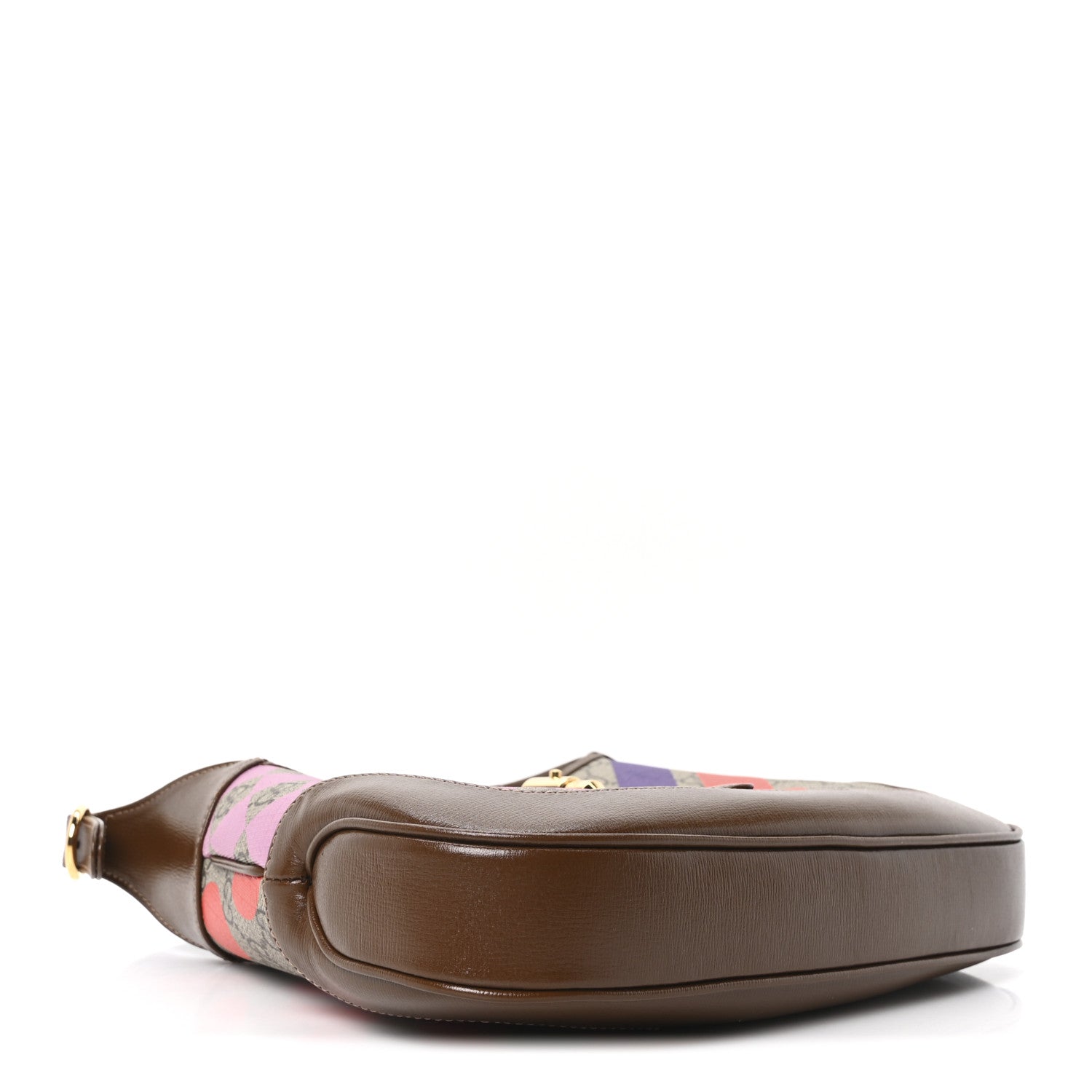 Gucci GG Supreme Monogram Azalea Calfskin Print Web Small Jackie 1961 Hobo Multicolor 4 of 10