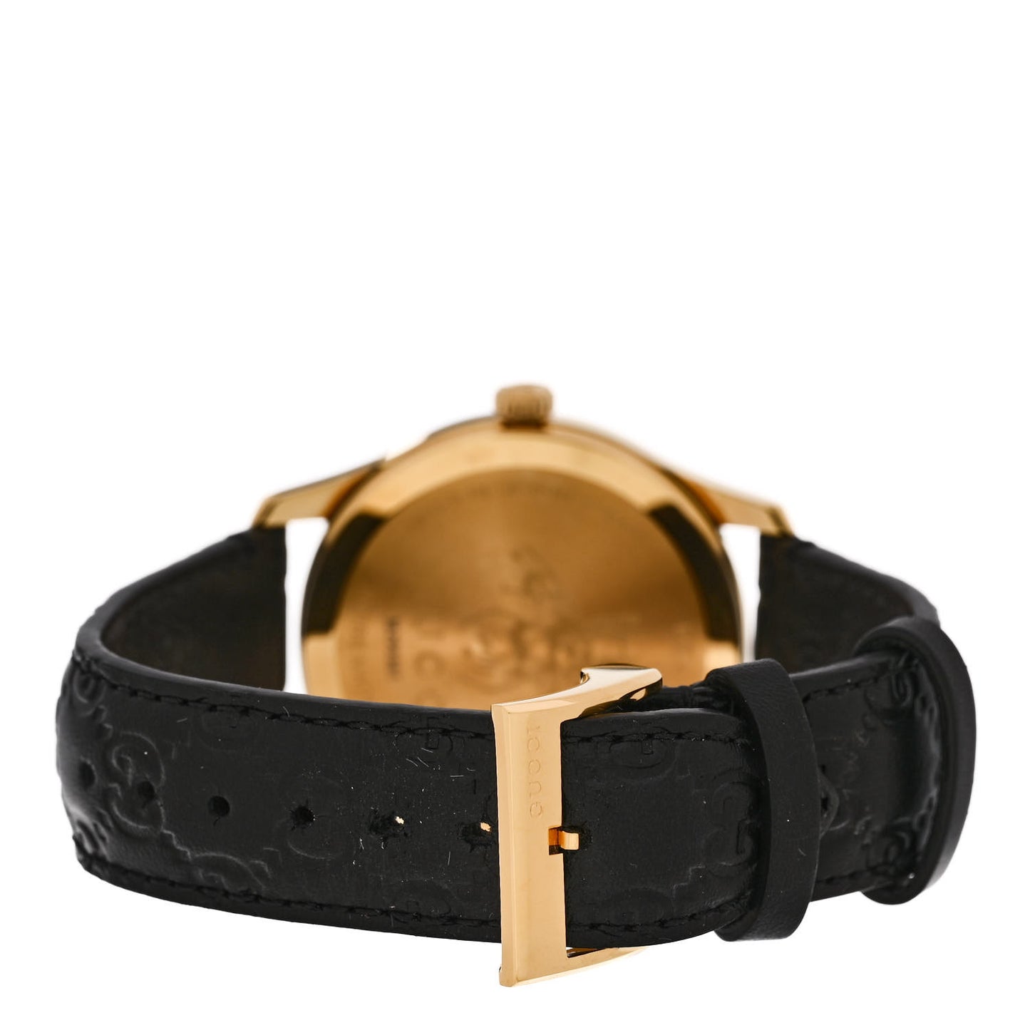 Stainless Steel Calfskin 38mm G-Timeless Quartz Watch Black