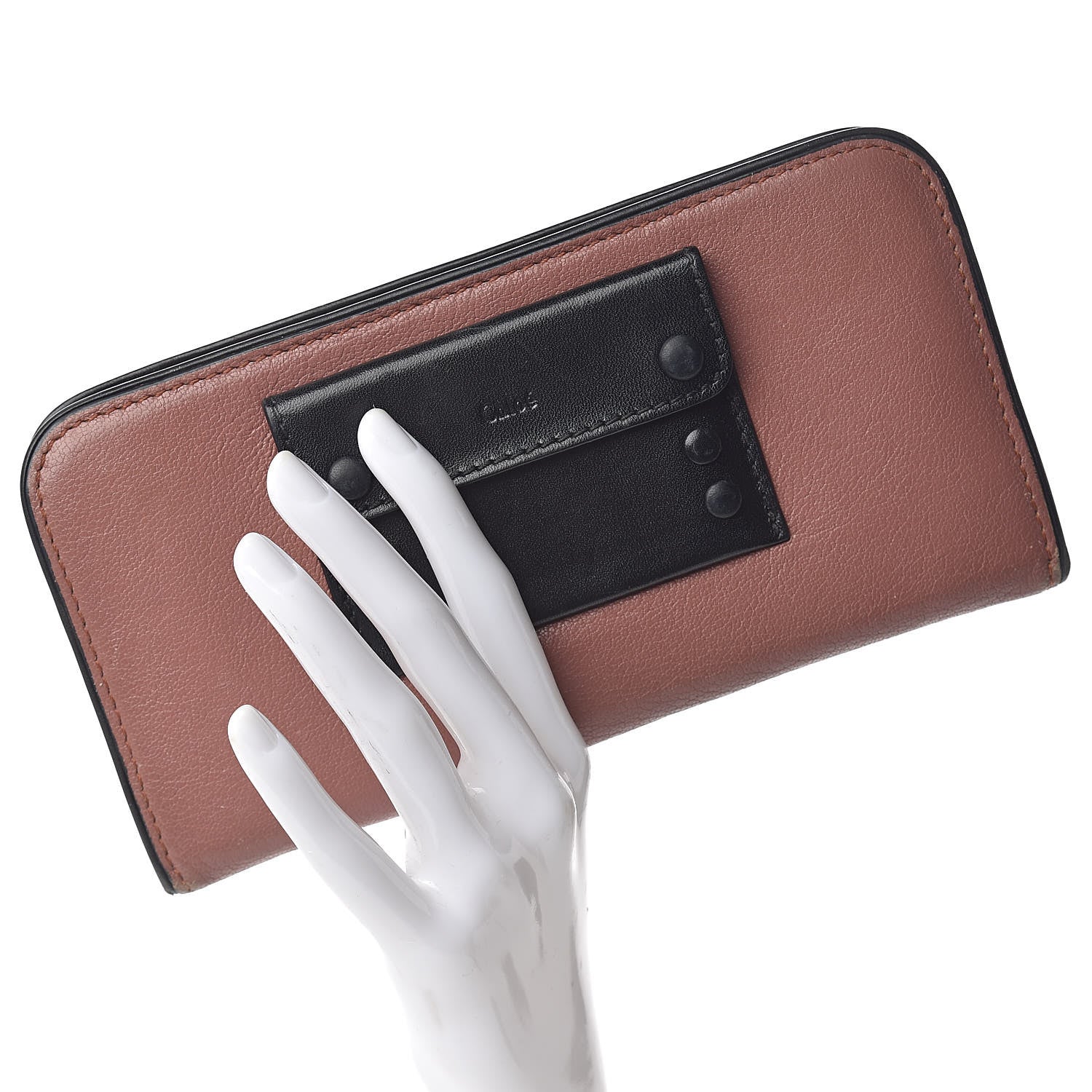 Chloe Grained Calfskin Portefeuille Wallet Romantic Mauve 2 of 25