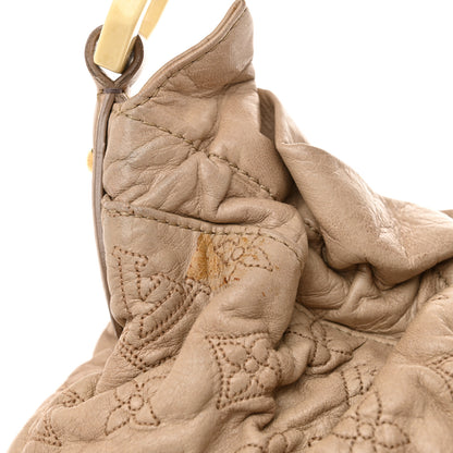 Louis Vuitton Lambskin Olympe Nimbus GM Ecru 11 of 12