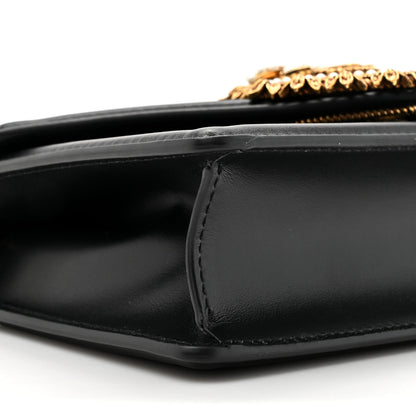 Dolce & Gabbana Smooth Calfskin Small Devotion Envelope Top Handle Bag Black 9 of 10