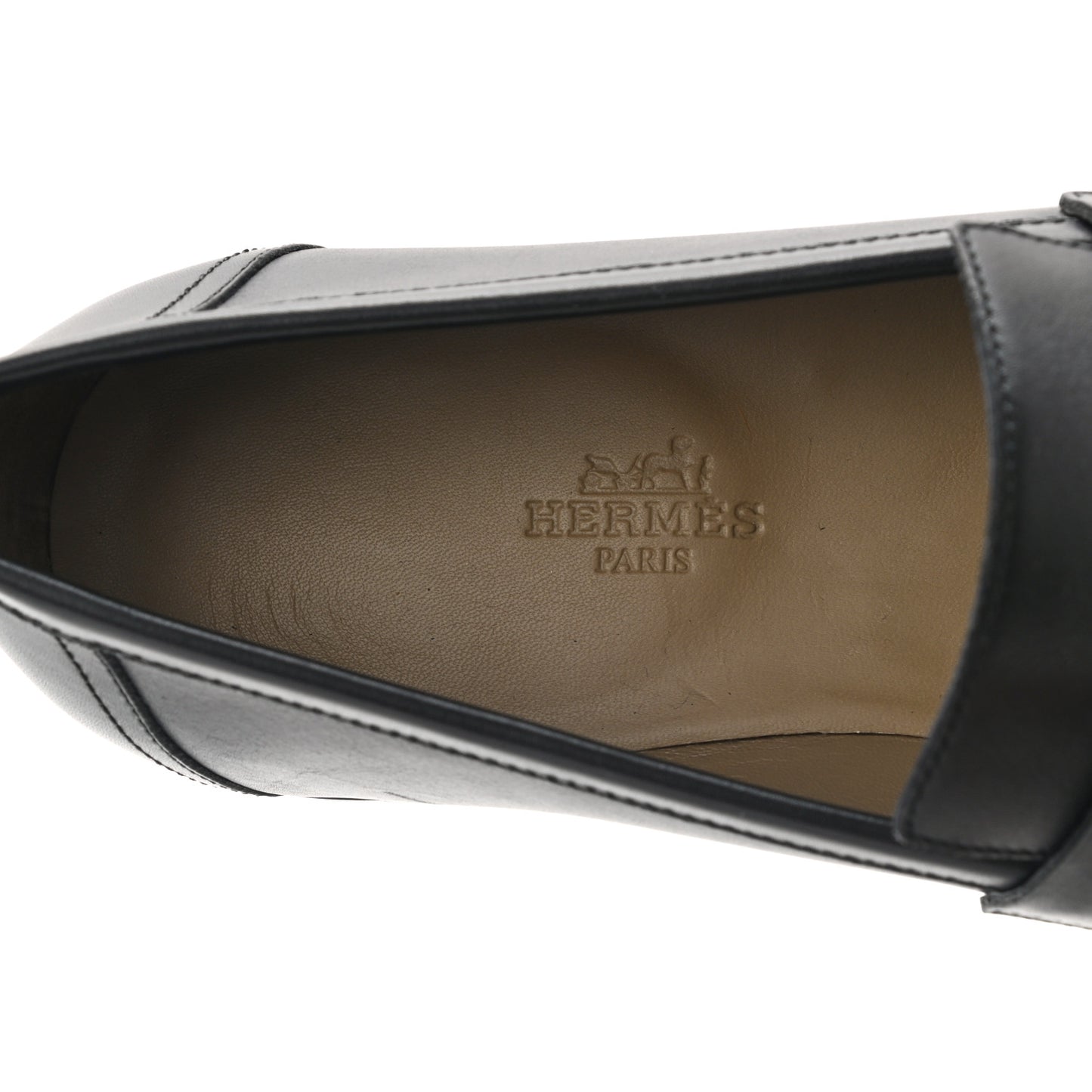 Calfskin Mens Sydney Loafer 41 Black