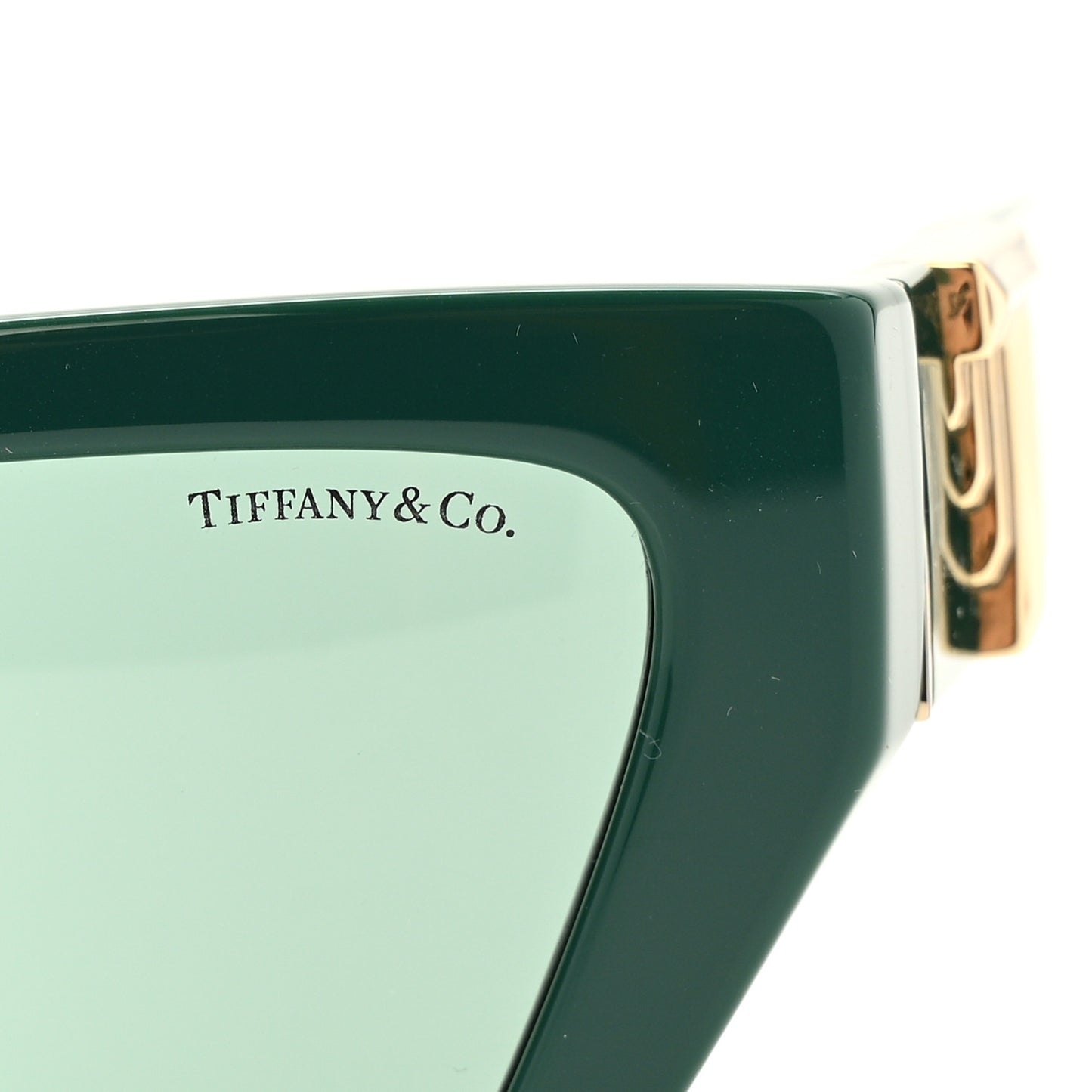 Acetate Metal Deco T Sunglasses Green