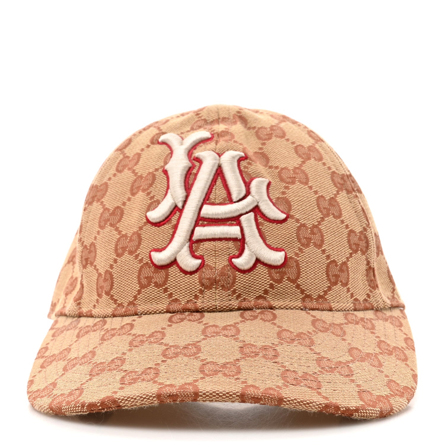 Gucci X MLB Monogram LA Dodgers Baseball Hat 57-61 Beige Ruggine 3 of 10
