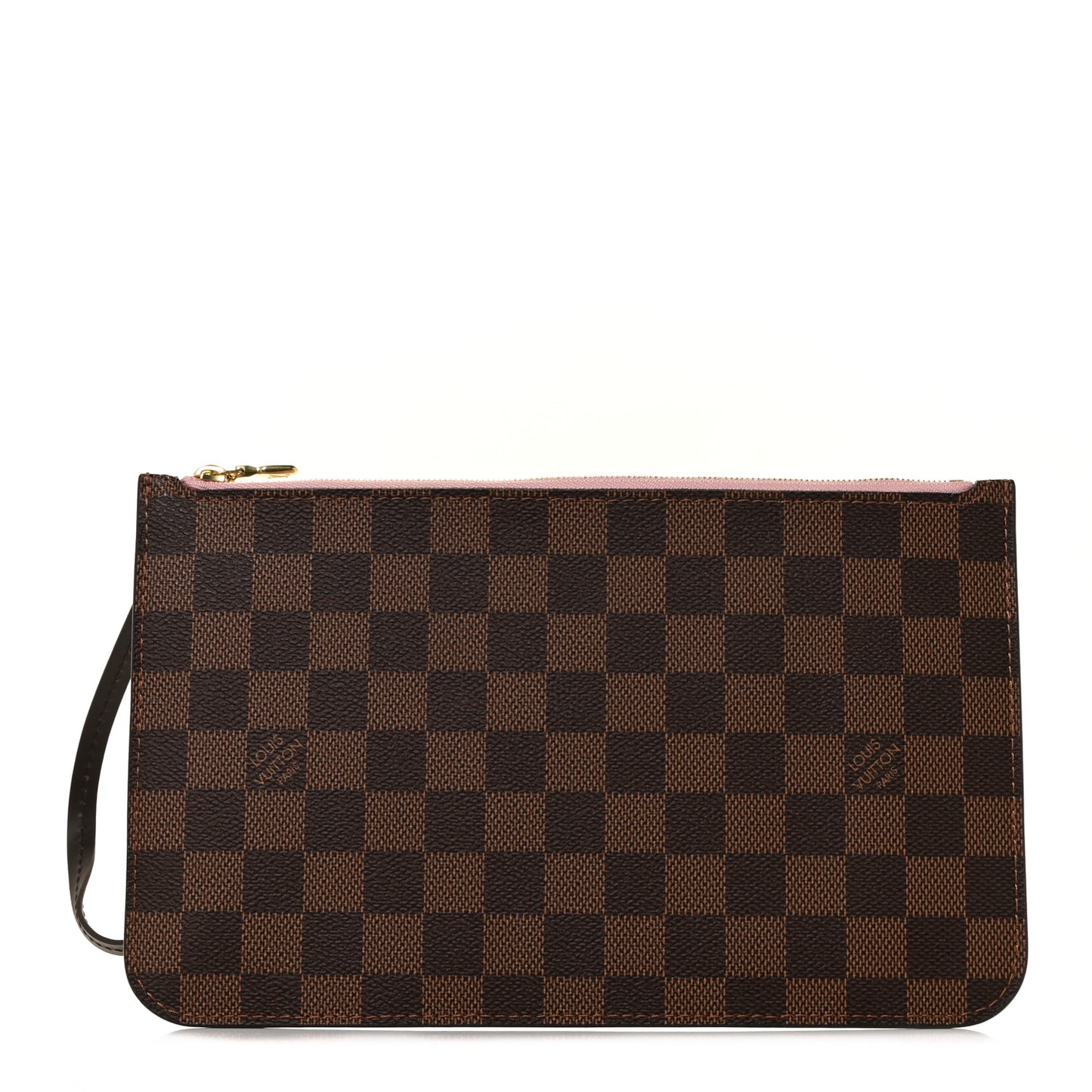 Damier Ebene Neverfull MM GM Pochette Rose Ballerine
