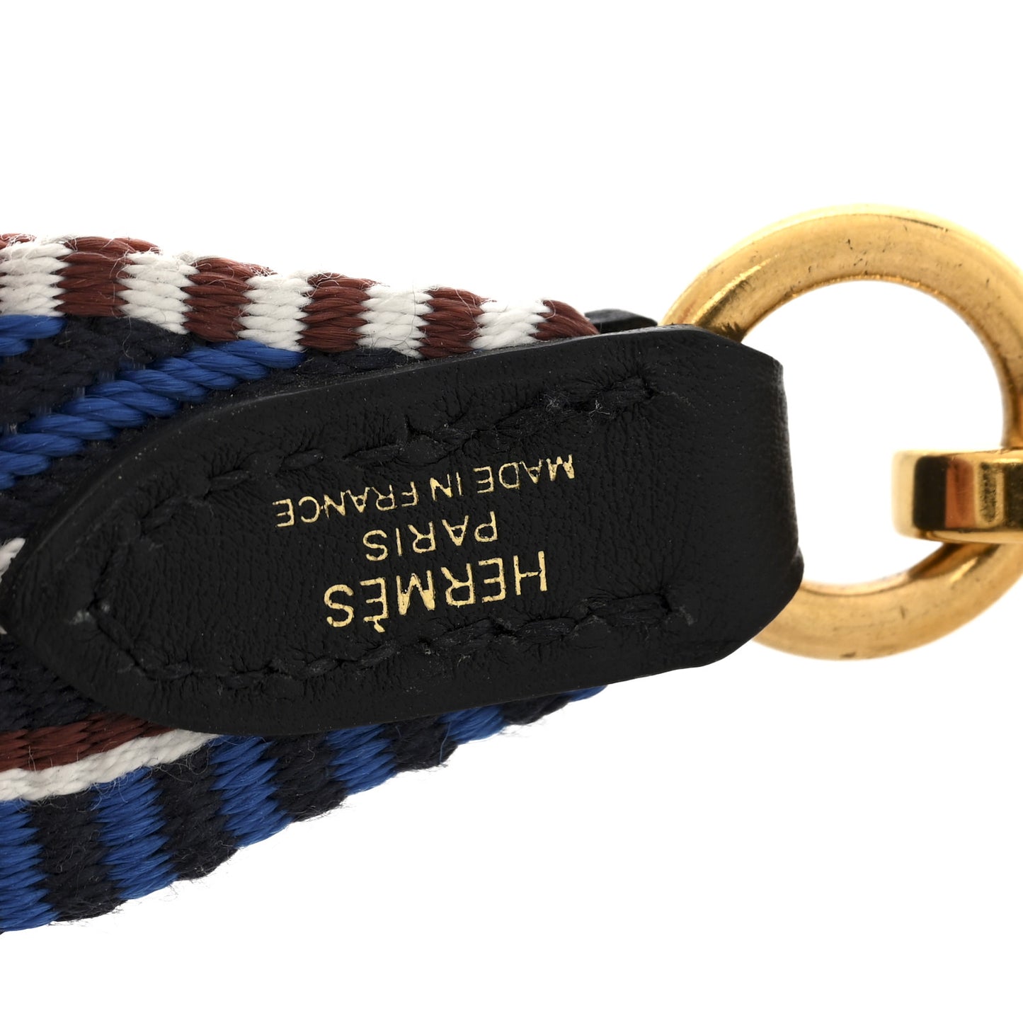 Toile Swift 25mm Sangle Cavale Shoulder Strap Bleu Zellige Indigo Black