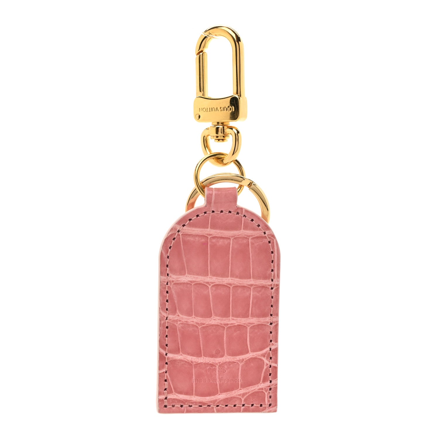 Louis Vuitton Alligator Bag Charm Key Holder Pink 1 of 5