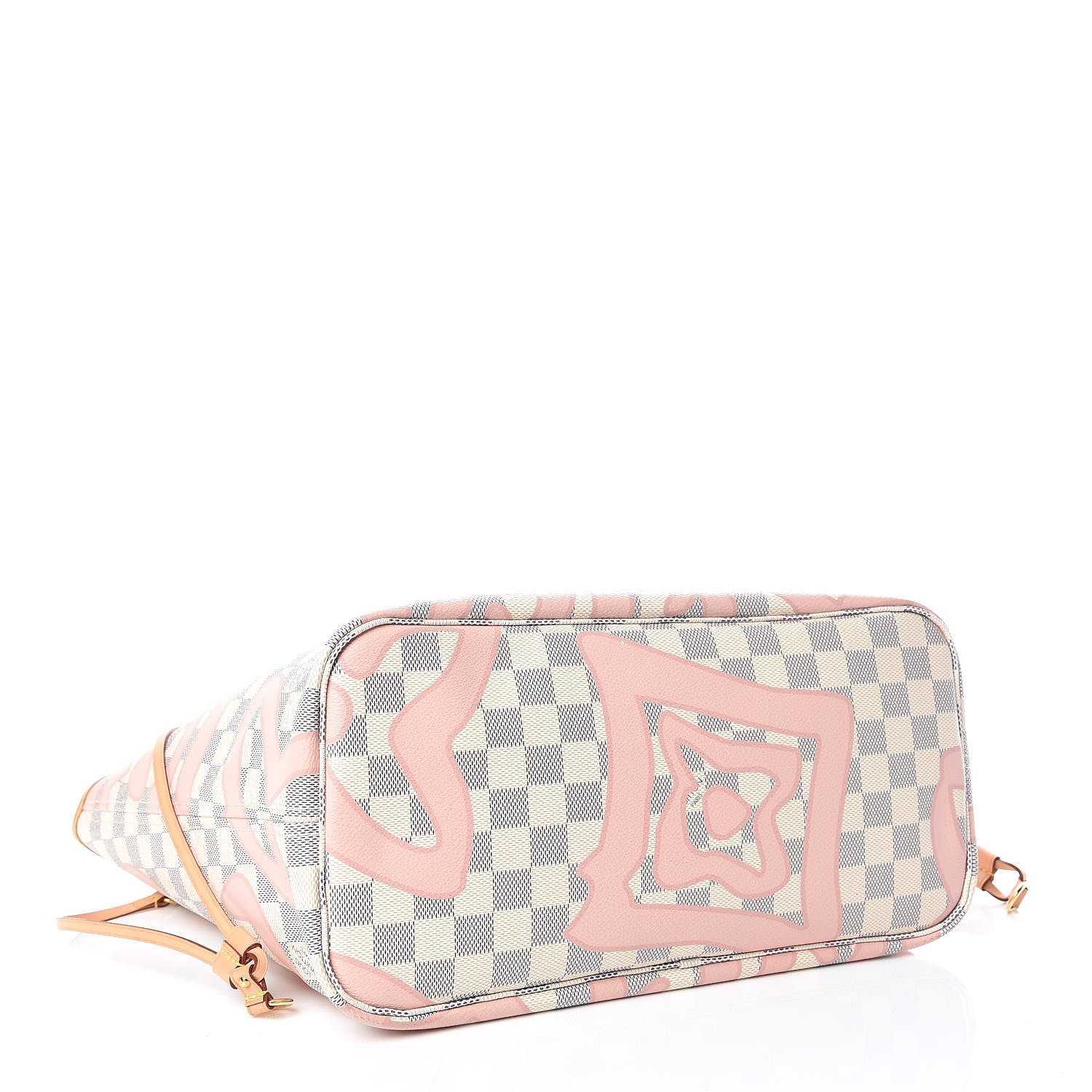 Louis Vuitton Damier Azur Tahitienne Neverfull MM 4 of 9