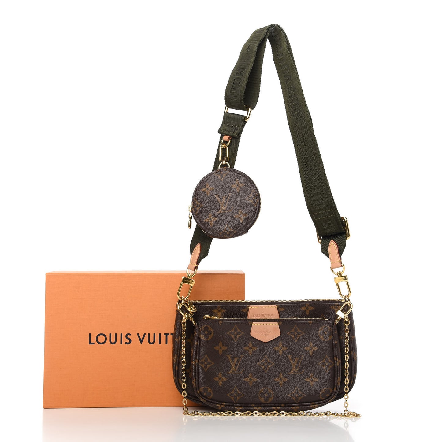 Monogram Multi Pochette Accessories Kaki