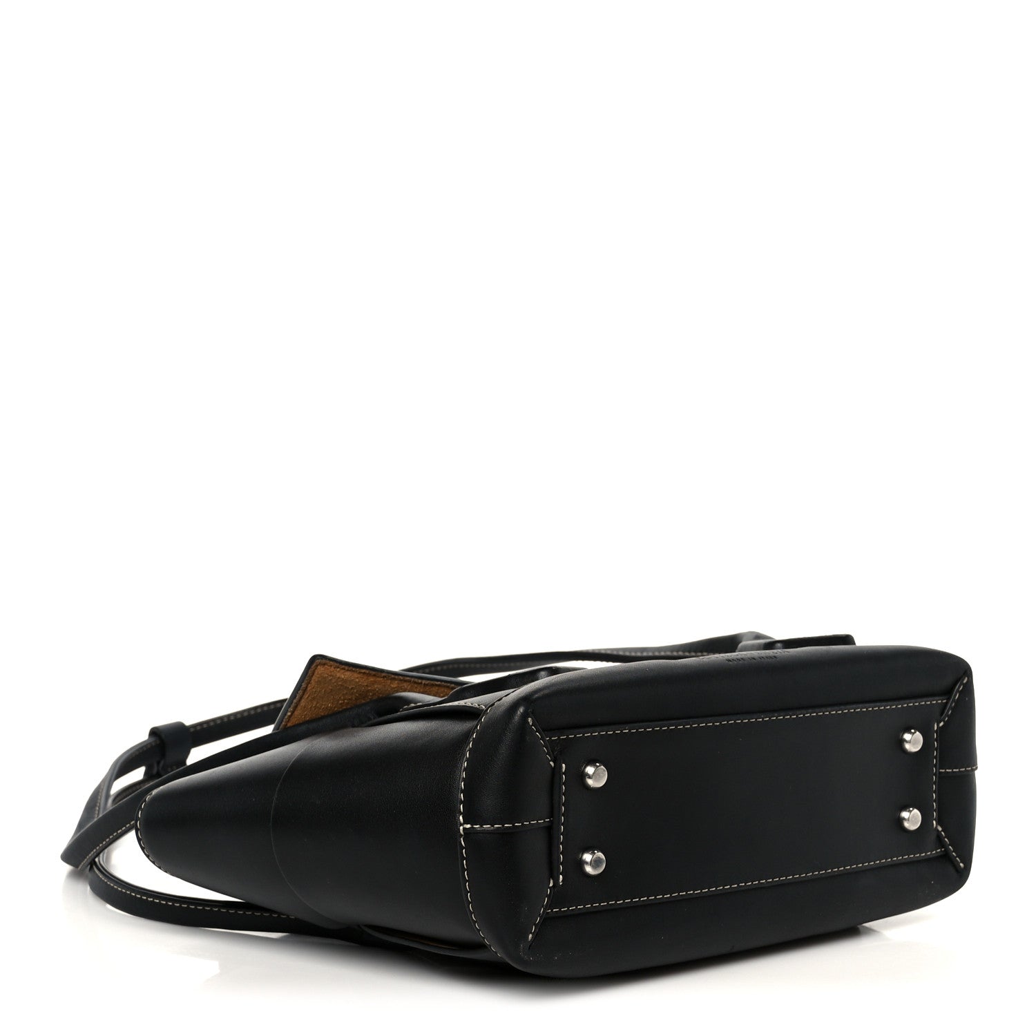 Bottega Veneta French Calfskin Maxi Intrecciato Arco 33 Black