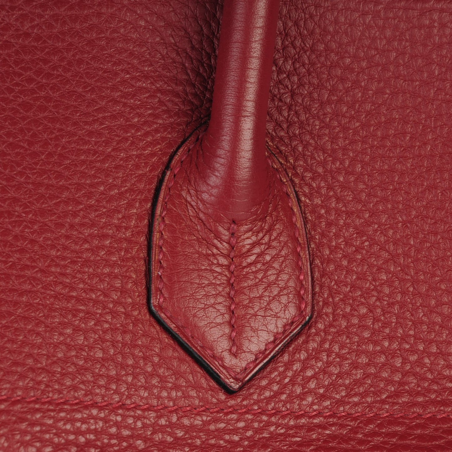 Taurillon Clemence JPG Birkin 42 Rouge H