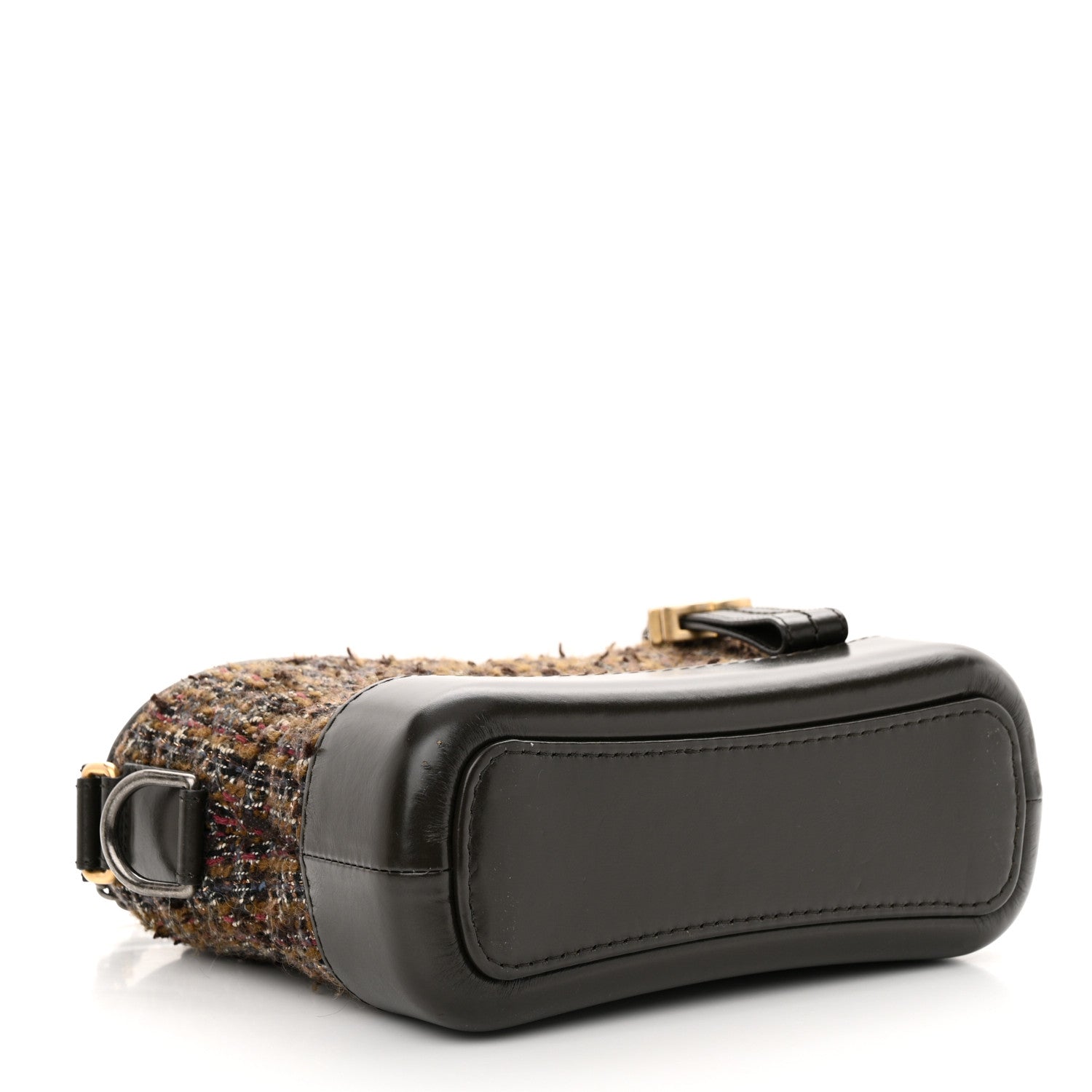 Chanel Tweed Calfskin Small Gabrielle Hobo Brown 4 of 10