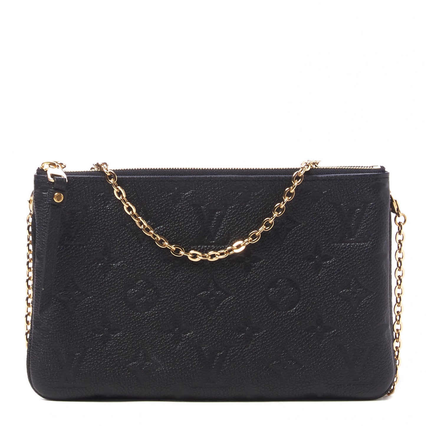 Empreinte Double Zip Pochette Black