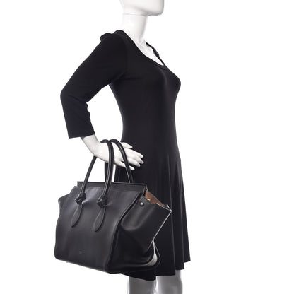 Celine Smooth Calfskin Large Tie Knot Tote Black 2 of 25