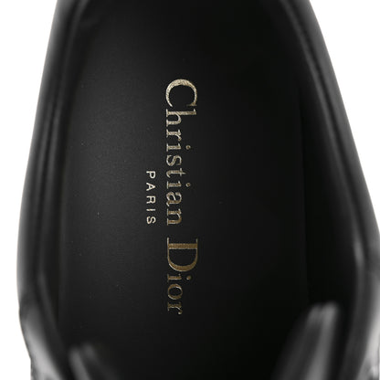 Christian Dior Calfskin Suede Logo Sneakers 37 Black 7 of 10