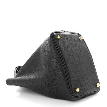 Hermes Taurillon Clemence Picotin Lock 18 PM Black 4 of 10