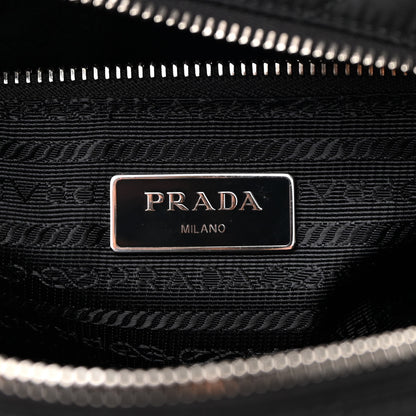 Prada Nylon Tessuto Impuntu Quilted Shoulder Bag Black 6 of 9