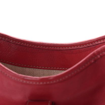 Gucci Calfskin Web Medium Jackie O Bouvier Hobo Red 12 of 12