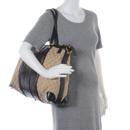 Gucci Monogram Crocodile Web Medium Secret Shoulder Bag Dark Brown 2 of 8