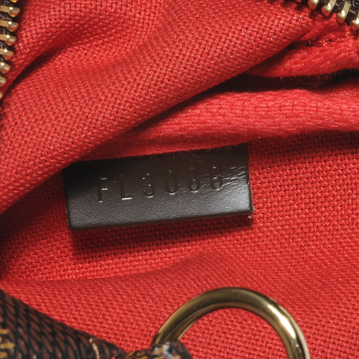 Damier Ebene Mini Pochette Accessories Bag