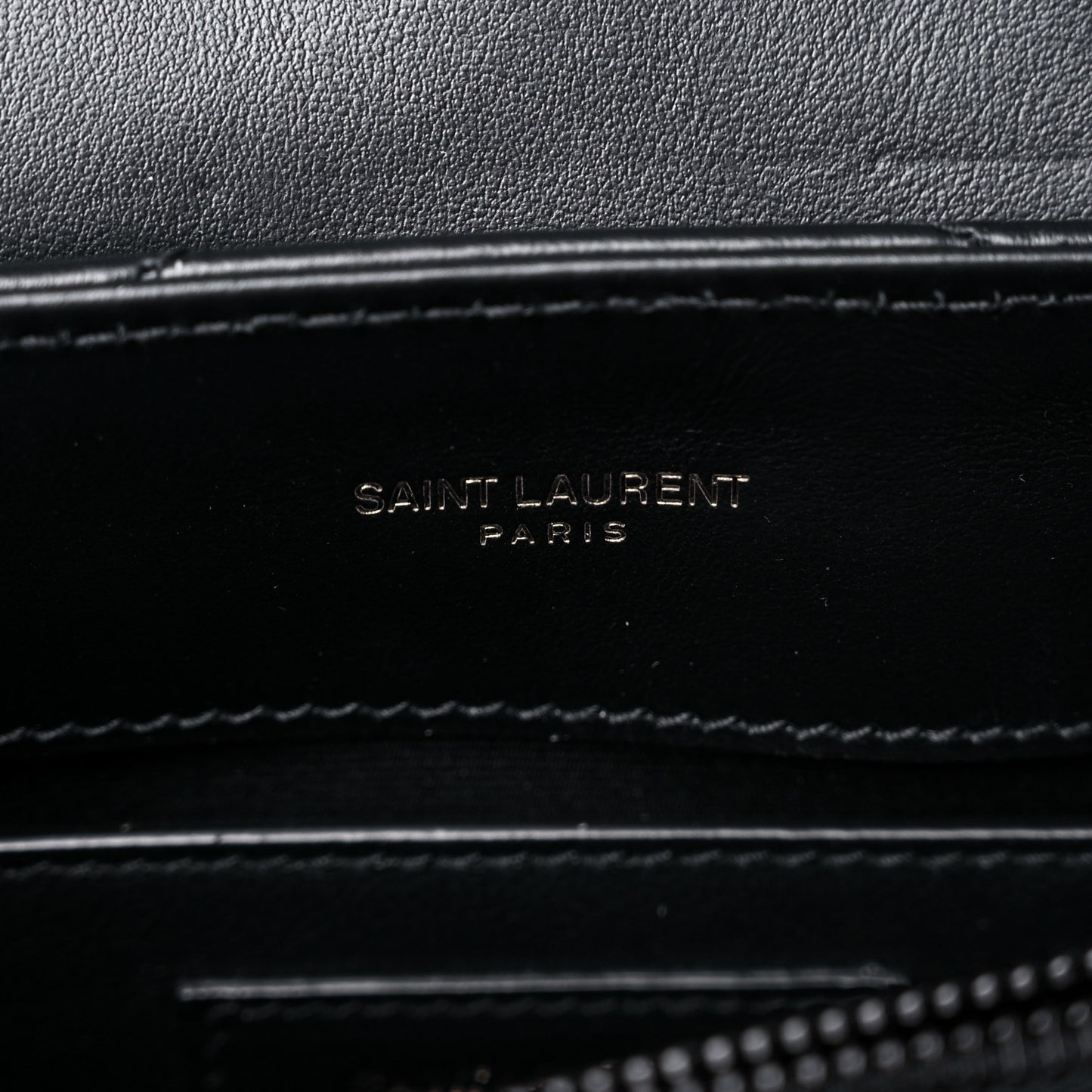 Calfskin Y Quilted Monogram Small Loulou Chain Satchel Black