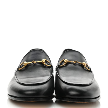 Gucci Calfskin Womens Jordaan Loafers 36.5 Black 2 of 8