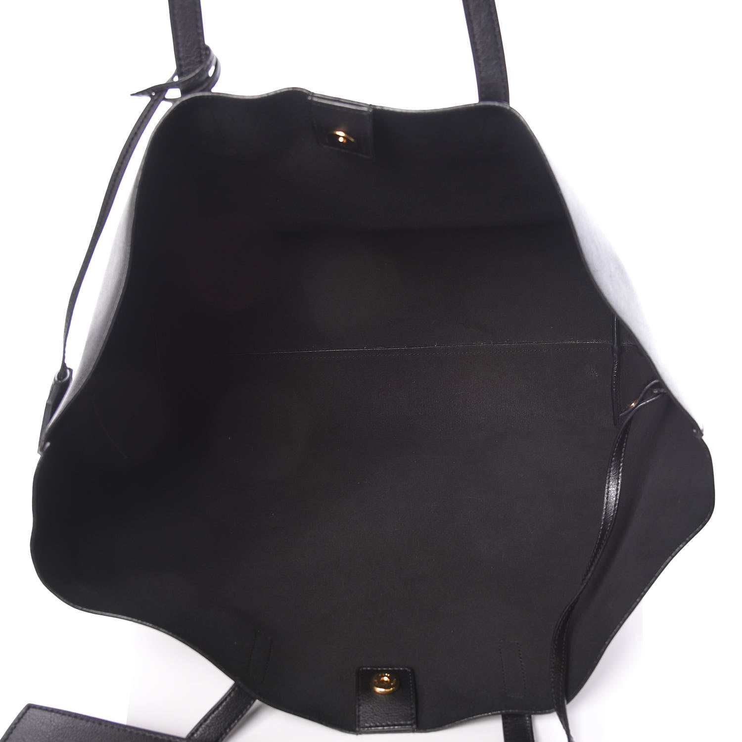 Saint Laurent Calfskin Large Shopping Tote Black 8 of 9