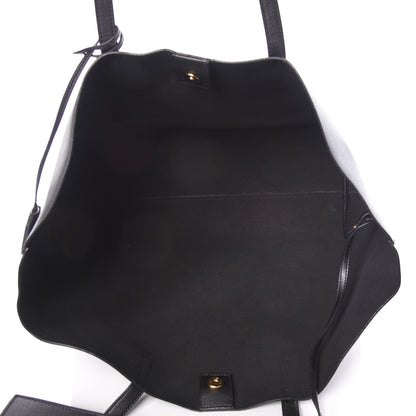 Saint Laurent Calfskin Large Shopping Tote Black 8 of 9
