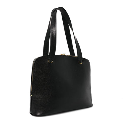 Chanel Caviar Large CC Shoulder Bag Black 3 of 17