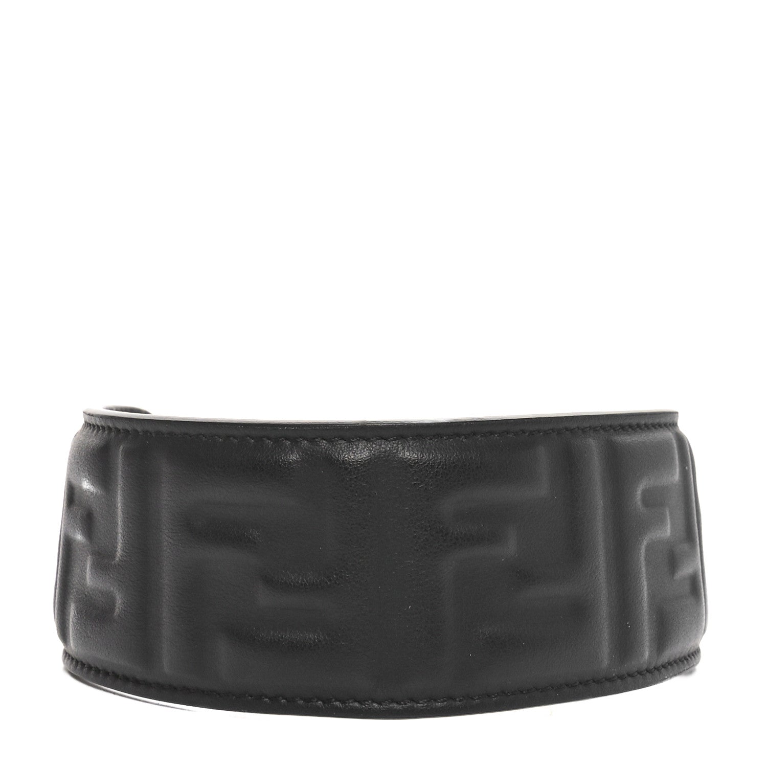 Fendi Vitello Grace FF 1974 Embossed Mini Strap You Black 1 of 4
