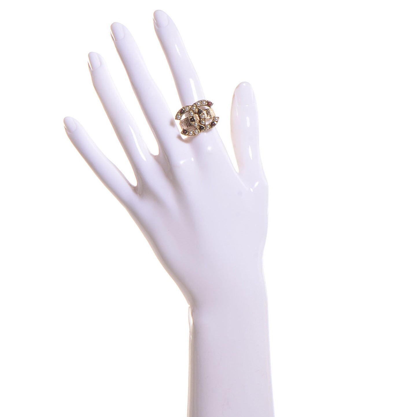 Pearl CC Ring Gold 6