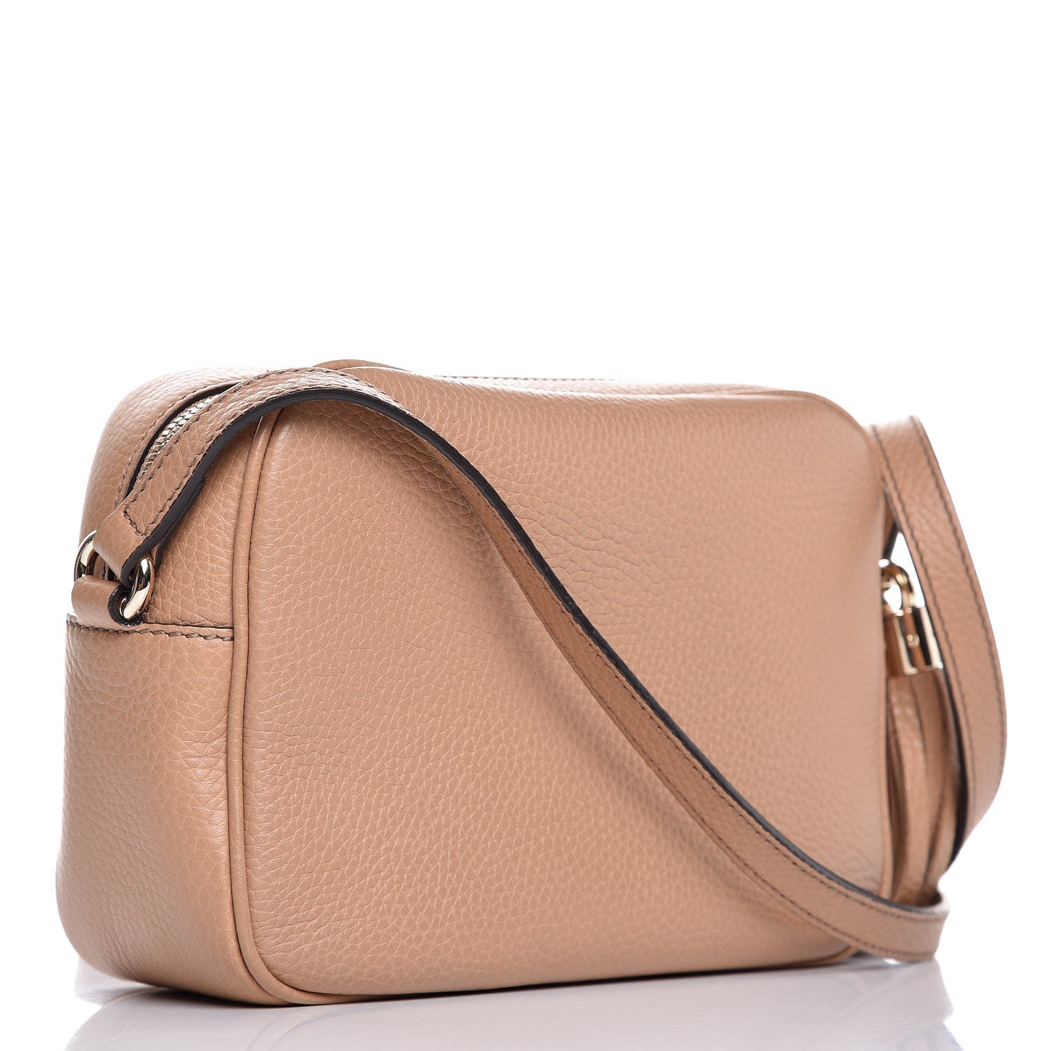 Gucci Pebbled Calfskin Small Soho Disco Bag Camelia 3 of 8