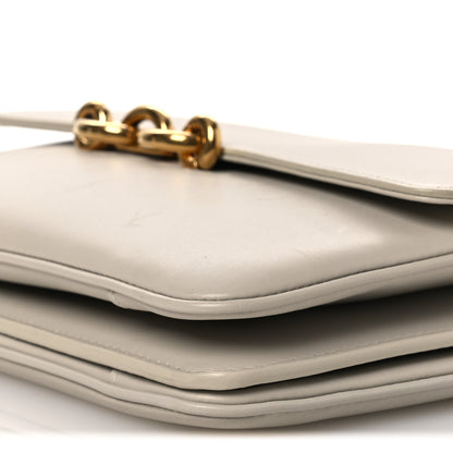 Saint Laurent Smooth Calfskin Le Maillon Satchel Crema Soft 10 of 14