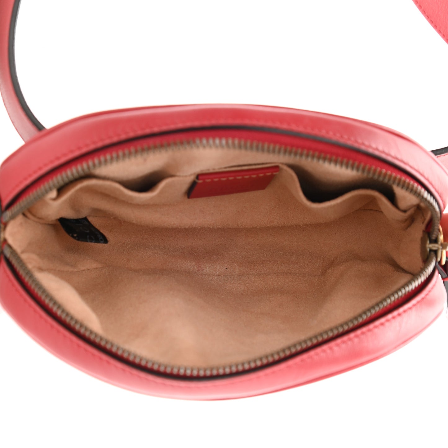 Calfskin Matelasse GG Marmont Belt Bag 85 34 Hibiscus Red
